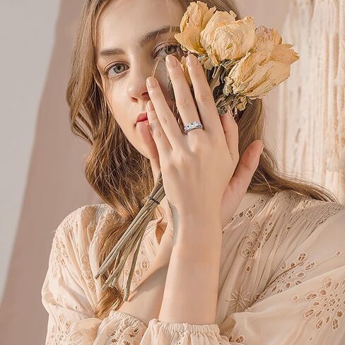 Sterling Silver Spinner Ring Butterfly Rings for Women, Vintage Wide Band Fidget Ring for Anxiety Relieve Stress Gift for Women in Kuwait