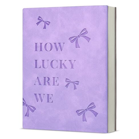 Pink Coquette Bow Journal for Women Cute How Lucky Are We Notebook Preppy Aesthetic Journal Notebook in Saudi Arabia