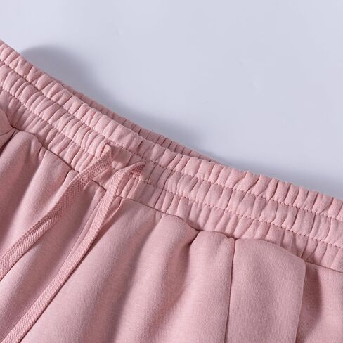 Womens Fleece Wide Leg Pants, Fleece Lined Drawstring Sweatpants for Casual Wear and Travel in Saudi Arabia