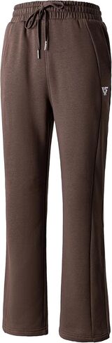 Womens Fleece Wide Leg Pants, Fleece Lined Drawstring Sweatpants for Casual Wear and Travel in Saudi Arabia