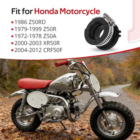 جافيك منقي هواء أنبوب التمهيد لهوندا CRF50F Z50R XR50R Z50RD Z50A 1972-2012 O.E.M #17253-GW8-670 in Saudi Arabia