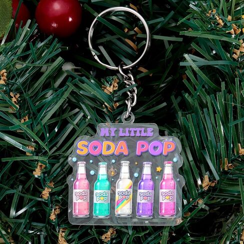 TI-EDC Soda Pop Birthday Party Friendship BFF Gifts for Fans Kpop Merch for K-Pop Lovers, Kpop Keychain Gifts for Girls, Galentines Day Gifts for Women, Korean Drama Music Keychain for Girls in Saudi Arabia