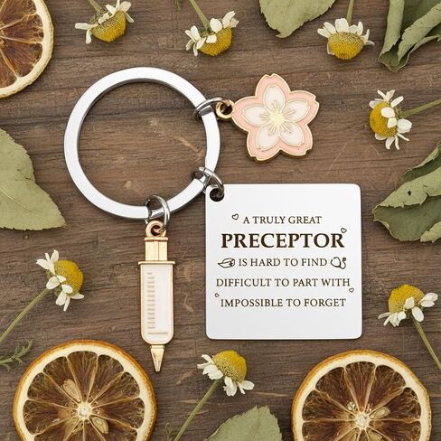 Best Nurse Preceptor Gifts Thank You Appreciation Nursing Preceptor Gifts Nurses Week Keychain Key Chain Ring Keyring Valentines Day Gift Mothers Day Christmas Gift Stocking Stuffers Birthday Presents in Kuwait