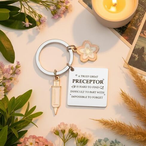 Best Nurse Preceptor Gifts Thank You Appreciation Nursing Preceptor Gifts Nurses Week Keychain Key Chain Ring Keyring Valentines Day Gift Mothers Day Christmas Gift Stocking Stuffers Birthday Presents in Kuwait