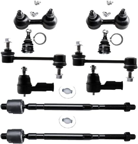 Suspension Kit Front Rear Sway Bar Inner Outer Tie Rod Ball Joint Alloy Steel in Kuwait