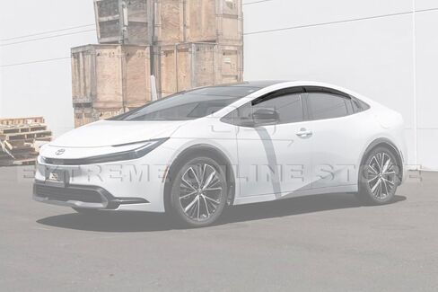 Replacement for 2023-Present Toyota Prius | Prius Prime Models EOS Visors Tape-On JDM Mugen Style Side Vents Window Visor Rain Guard Deflectors in Saudi Arabia