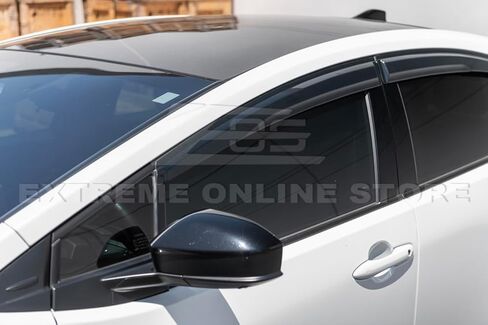 Replacement for 2023-Present Toyota Prius | Prius Prime Models EOS Visors Tape-On JDM Mugen Style Side Vents Window Visor Rain Guard Deflectors in Saudi Arabia