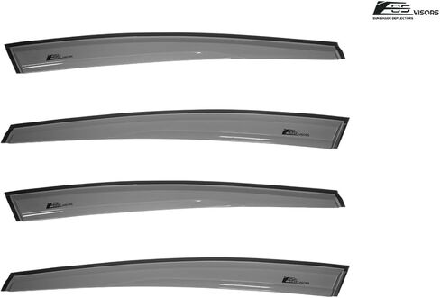Replacement for 2023-Present Toyota Prius | Prius Prime Models EOS Visors Tape-On JDM Mugen Style Side Vents Window Visor Rain Guard Deflectors in Saudi Arabia