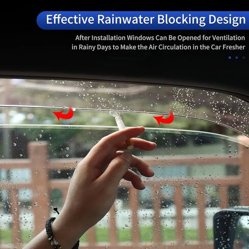 Car Window Visor Suitable for 2024-2026 Lexus Lx600 and Lx500d and Lx700h, Thickened Acrylic Shelter from Rain, Rainproof Ventilation Exterior Modification Accessories in Kuwait