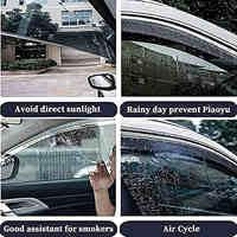 Window Visors Rain Guards for Bestune T77 MK1 2018-2025, Window Wind Deflector Rain Guard Shield Cover Vent Visor Deflectors Accessories in Saudi Arabia