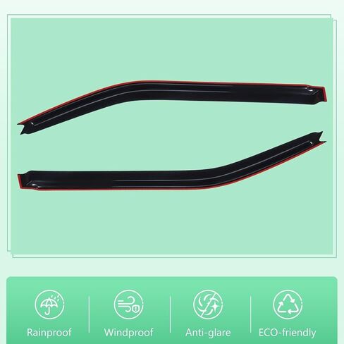 Window Deflector Fit for Scion Tc Coupe 2011-2015 2 Door Window Visor Tape on in Saudi Arabia