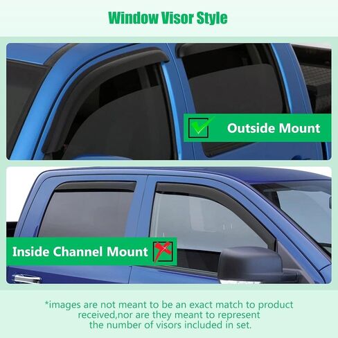 Window Deflector Fit for Scion Tc Coupe 2011-2015 2 Door Window Visor Tape on in Saudi Arabia