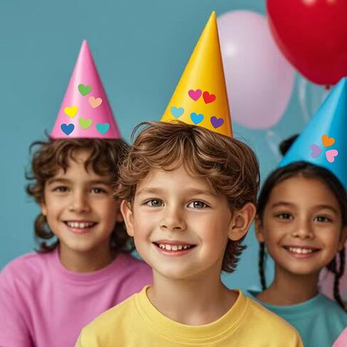 YSHIHE Heart Stickers, 4050 Pieces, 1/2 Inch Mini Colorful Stickers for Kids, Party Favors, Decorating in Kuwait