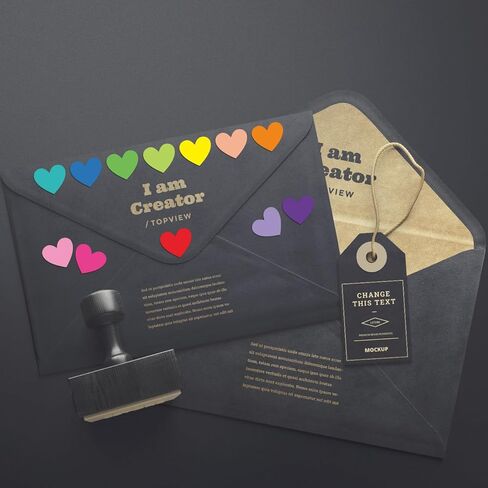 YSHIHE Heart Stickers, 4050 Pieces, 1/2 Inch Mini Colorful Stickers for Kids, Party Favors, Decorating in Kuwait