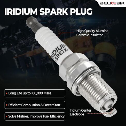 مجموعة من 4 ملفات إشعال وشمعات إشعال إيريديوم متوافقة مع 1.6L L4 2006-2011 Hyundai Accent، 2006-2011 Kia Rio، 2006-2011 Kia Rio5 استبدال UF499 و7994 in Kuwait