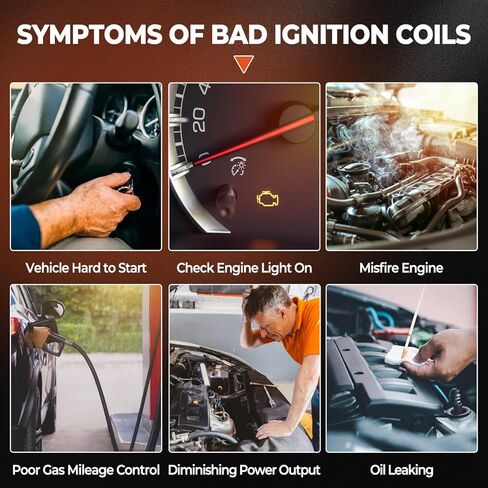 مجموعة من 4 ملفات إشعال وشمعات إشعال إيريديوم متوافقة مع 1.6L L4 2006-2011 Hyundai Accent، 2006-2011 Kia Rio، 2006-2011 Kia Rio5 استبدال UF499 و7994 in Kuwait