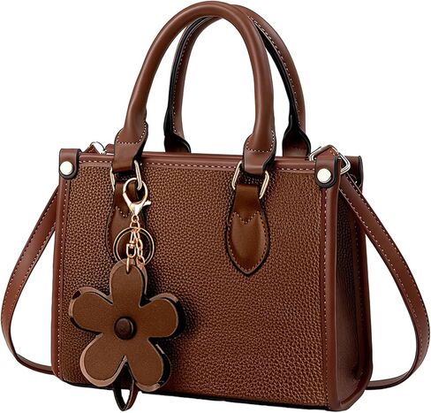 Small Crossbody Bags for Women Mini Leather Shoulder Purses Tote Handbags with Adjustable Strap 8.3"Lx3.9"Wx7.1"H in Saudi Arabia
