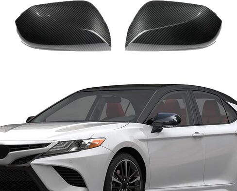 Reanna متوافق مع غطاء مرآة الرؤية الخلفية الجانبية Toyota Camry 2026 2025 2024 2023 2021 2020 2019 2018 ملحقات مرآة الرؤية الخلفية للسيارات (نوع ألياف الكربون) in Saudi Arabia