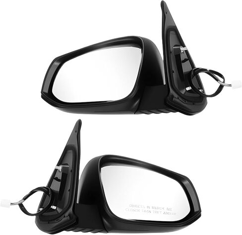 Left and Right Side Mirror Assembly Compatible with 2016-2020 Tacoma Side Door Mirror with Heated and Turn Signal Light TO1320349 TO1321349 87940-04240 87910-04230 (7Pins Black) in Saudi Arabia