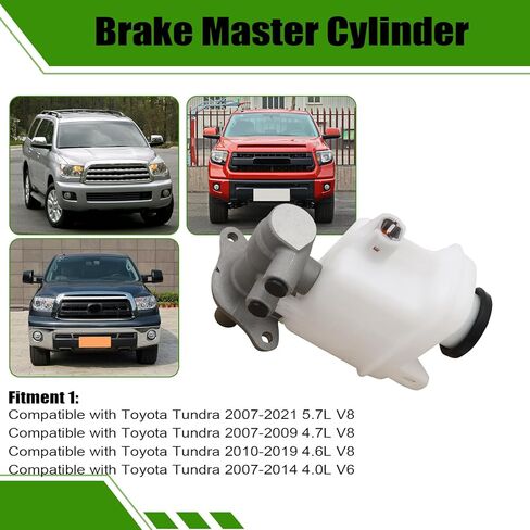 أسطوانة الفرامل الرئيسية من SecosAutoparts مع خزان ومستشعر متوافق مع Toyota Tundra 2007-2015 2017-2019، Sequoia 2008-2019# 472010C070 in Saudi Arabia