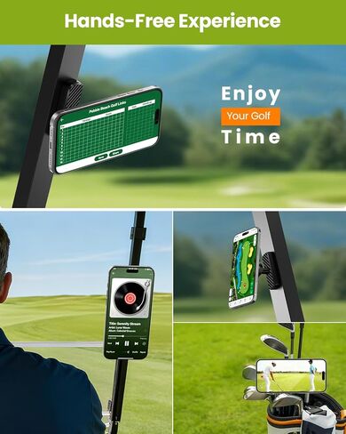 Magnetic Golf Cart Phone Holder, Golf Accessories Gifts for Men Dad Husband Unique, 360° Rotation US Flag Phone Mount for Golf Cart, Birthday Golf Gifts for Men Him Boyfriend, 2026 Golfers Must Haves in Saudi Arabia