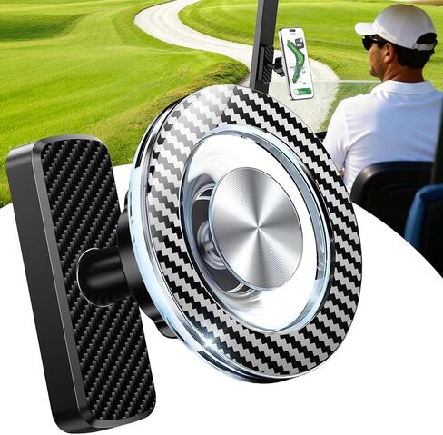 Magnetic Golf Cart Phone Holder, Golf Accessories Gifts for Men Dad Husband Unique, 360° Rotation US Flag Phone Mount for Golf Cart, Birthday Golf Gifts for Men Him Boyfriend, 2026 Golfers Must Haves in Saudi Arabia