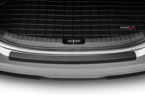 WeatherTech Custom BumperTopper for Kia Forte, Rear Bumper Protector (BP0138), Black in Saudi Arabia