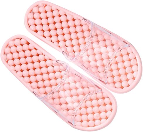 NOLITOY 1pair Unisex Massage Bathing Slippers Non-skid Open Toe Footwear for Home and Spa Fits for Relaxation and Comfort in Saudi Arabia