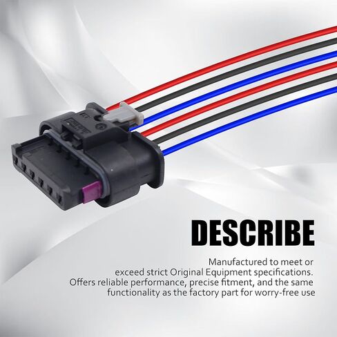 HiSport Tail Light Wire Plug Harness - Compatible with Mini Cooper F55 F56 F57 TailLight Socket 6-Wire - Replace 63217361305 in Saudi Arabia
