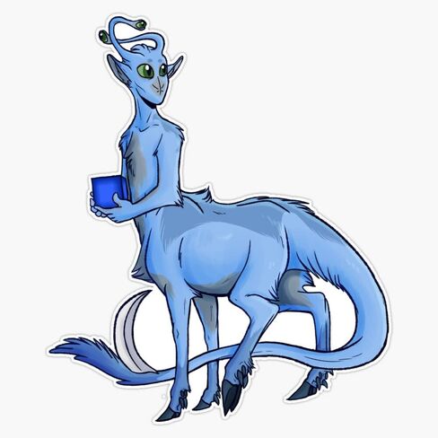 Magnet Andalite Animorphs Inspired Vinyl Magnetic Vinyl Sticker 5" in Saudi Arabia