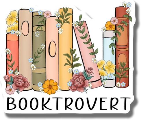 Bibliophile Bookshelf Magnet - Book Lover Gift - Floral Decor Accessories Car Magnet - Bookworm Reading Magnet - Bookish Gifts for Readers - Book Heart - AAMT1746 in Saudi Arabia