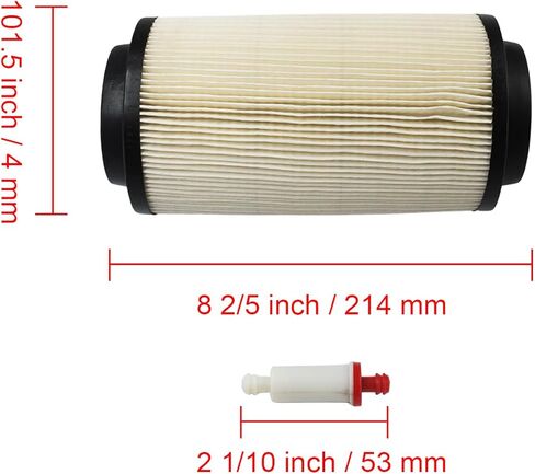 7080595 Air Filter 5811633 Air Pre-Filter Preclean Sleeve 2530009 Fuel Filter with Clamp Compatible with Polaris Sportsman 300 335 400 450 500 550 570 600 700 800 850 Scrambler Magnum in Saudi Arabia