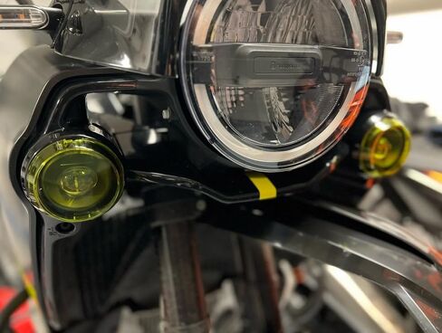 For Husqvarna Norden 901 Norden 901 2022 2023 2024 2PIC Fog Light Guard Spotlight Lamp Protector Covers Guards GREEN COLOR Motorcycle Accessories in Kuwait