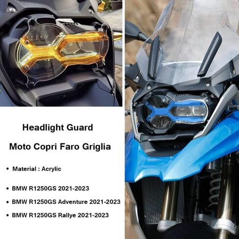 for R1250GS 2021-2023 Headlight Grille Guard Protection Cover for B&-MW R 1250 GS Rallye Adventure 2021 2022 2023 in Saudi Arabia