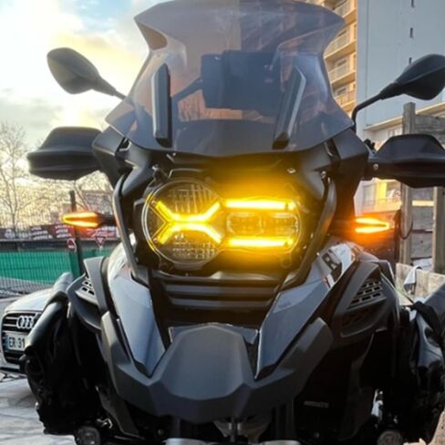 for R1250GS 2021-2023 Headlight Grille Guard Protection Cover for B&-MW R 1250 GS Rallye Adventure 2021 2022 2023 in Saudi Arabia