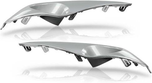 CHEDA Front Bumper Fog Light Lamp Cover Bezel Trim Driver and Passenger Side Compatible with Toyota Highlander 2011-2013 TO1038154 TO1039154 814810E060 814820E080 in Saudi Arabia