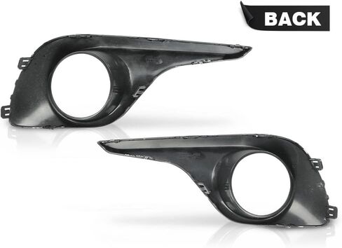 CHEDA Front Bumper Fog Light Lamp Cover Bezel Trim Driver and Passenger Side Compatible with Toyota Highlander 2011-2013 TO1038154 TO1039154 814810E060 814820E080 in Saudi Arabia