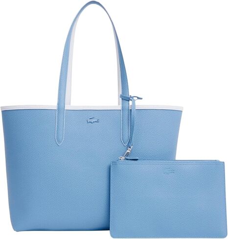 Lacoste Women's Anna Reversible Tote with Pouch, Phoenix Turquin, One Size in Saudi Arabia