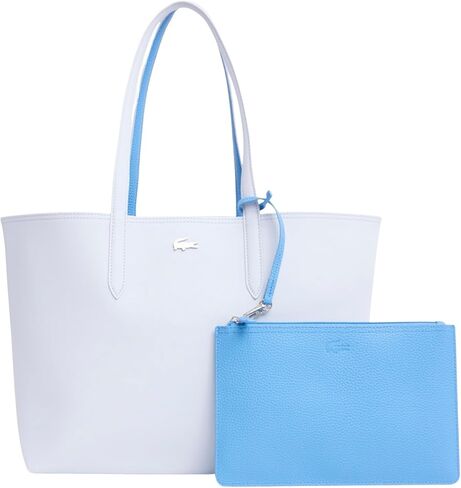 Lacoste Women's Anna Reversible Tote with Pouch, Phoenix Turquin, One Size in Saudi Arabia
