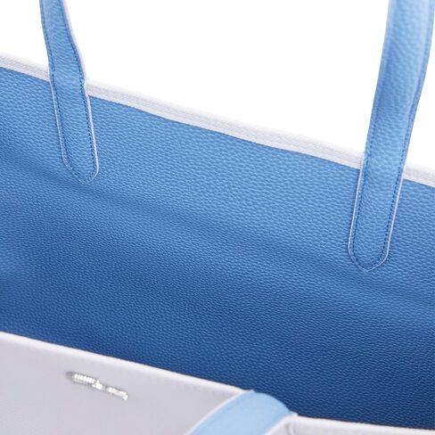 Lacoste Women's Anna Reversible Tote with Pouch, Phoenix Turquin, One Size in Saudi Arabia