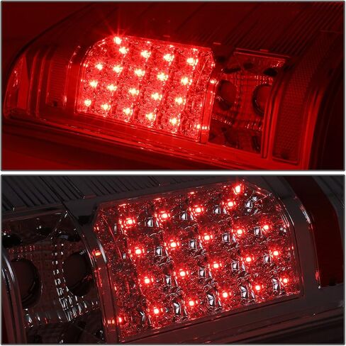 مصابيح خلفية أوتوماتيكية متوافقة مع 2007-2014 Chevy Silverado 1500 2500HD 3500HD، مصباح فرامل 20 LED من جانب السائق والراكب، عدسات شفافة مبيت من الكروم in Kuwait