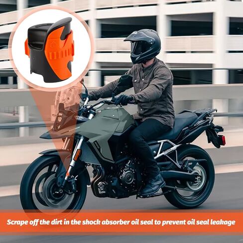 2 Pcs Fork Seal Cleaner,Fork Seal Cleaning Tool,Seal Saver,Seal Mate Fork Seal Tool, Pack Universal Cleaning Shock Repairing Absorber Tool, Motorcycle Fork Cleaner,Shock Repairing Absorbe in Kuwait