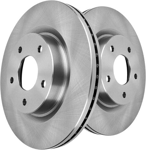 دوارات فرامل أمامية مقاس 11.93 بوصة متوافقة مع 2006-2011 بويك لوسيرن، 2006-2013 شيفروليه إمبالا، 2014-2016 إمبالا المحدودة، 2006-2007 تشيفي مونتي كارلو، فرامل قرصية بفتحات تهوية، 55126، قطعتان in Kuwait