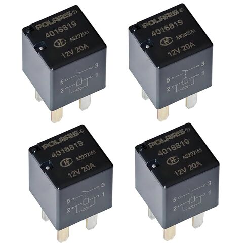 2 قطعة 4016819-12 فولت 12VDC 20A 4PIN الترا مايكرو ISO مرحل السيارة، للأغراض العامة لتطبيقات السيارات in Kuwait