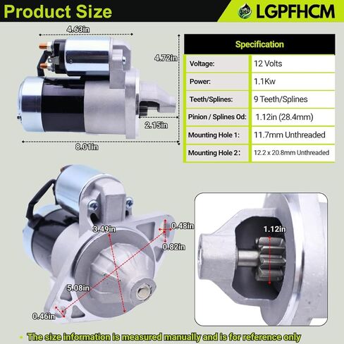 119626-77010 119626-77011 12V 9T كاتب موتور لمحرك يانمار 2T75U-N 3TNV70 3TNV76-KGD 3T72 3T75 3TN66 3TN72 3TN75 3TNA72 T190 T200 T250 T300 T320 لجون جرارات ديري يو تي في برو جاتور 2020 2030 in Saudi Arabia