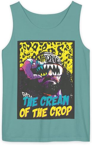 Macho Man Tank Top Vintage Oh Yes Randy Savage The Cream of The Crop Pro Wrestling هدية للجنسين للبالغين in Saudi Arabia