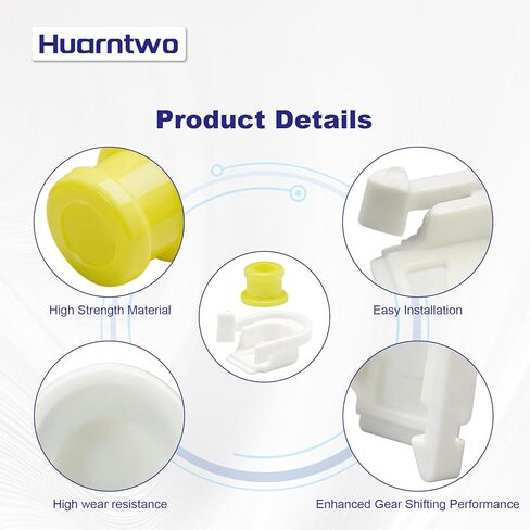 Transmission Shifter Cable Bushing & Cap Compatible with Ford Edge 2015-2018, Fusion 2013-2016, Escape 2013-2019, Transit Connect 2013-2021 - Replaces KV6Z-7K340-A & DG9Z-7S004-A in Kuwait