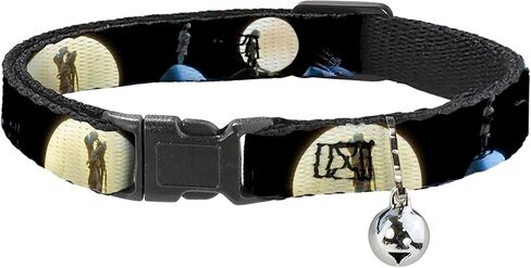 Buckle-Down Breakaway Cat Collar - NBC Jack & Sally Moon Scenes - 1/2" Wide - Fits 8-12" Neck - Medium in Saudi Arabia