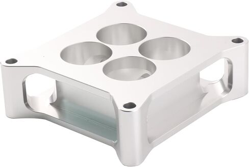 4150 Carburetor Spacer, 2-inch Aluminum 4150 CNC Machined Carburetor Spacer Square Bore 4 Port US in Kuwait