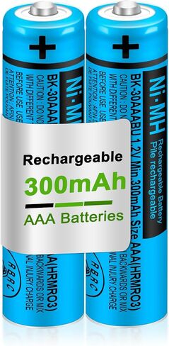 12 حزمة BK-40AAABU AAA بطارية قابلة للشحن 400 مللي أمبير 1.2 فولت لهاتف باناسونيك اللاسلكي بطاريات Ni-MH AAA لأجهزة التحكم عن بعد والإلكترونيات in Kuwait